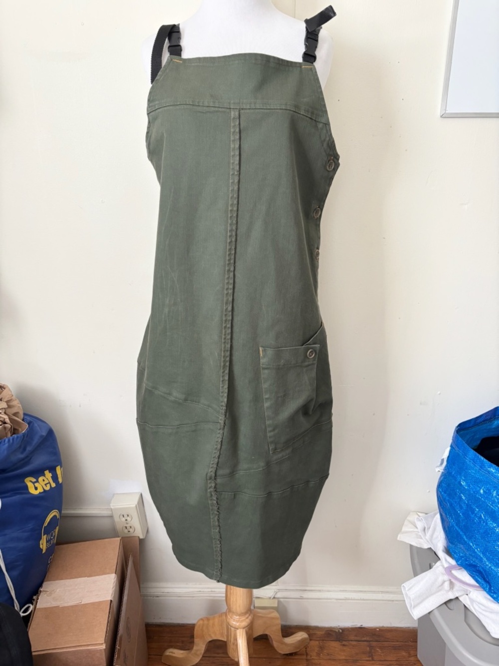 Lurdes Bergada Cotton Overall Dress - Picture 7 of 12